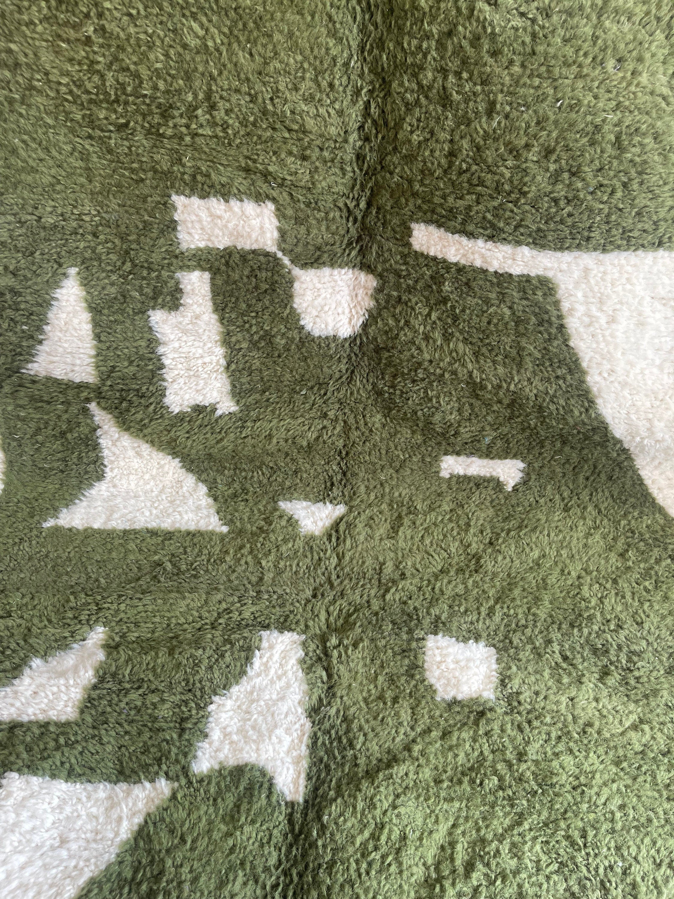 green rug for living room